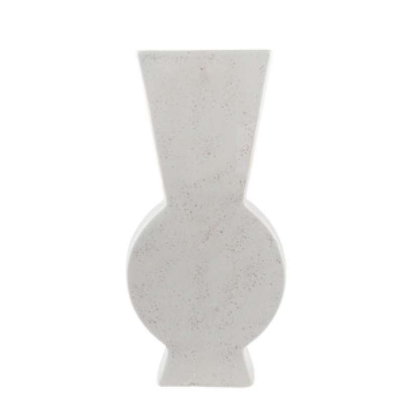 Βάζο Κεραμικό Πλακέ Terracota 18.5x38Εκ Espiel