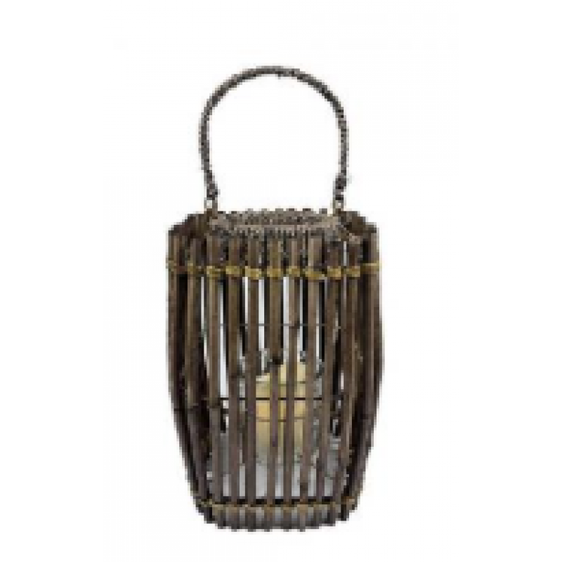 Φανάρι Με Δοχείο Για Ρεσώ 10.5X16X22Εκ Bamboo Espiel 
