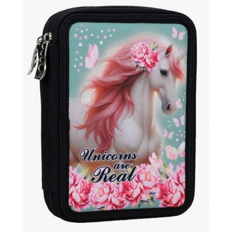 Κασετίνα Γεμάτη Butterfly Unicorn Bmu Gim 