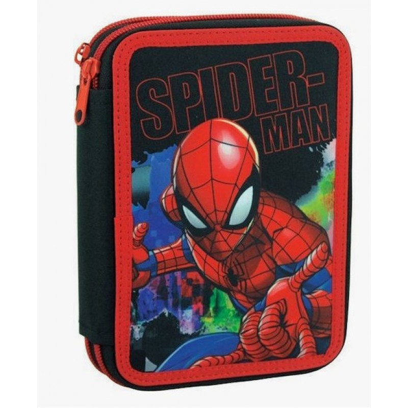Κασετίνα Γεμάτη Spiderman Global Gim 