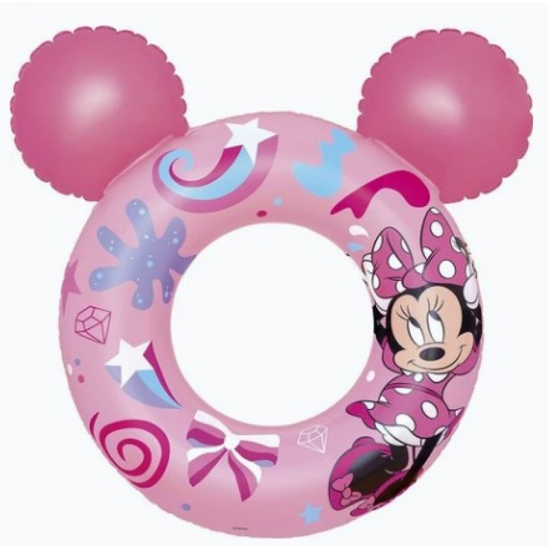 Παιδικό Σωσίβιο Κουλούρα Minnie Με αυτάκια 74Εκ Bestway 