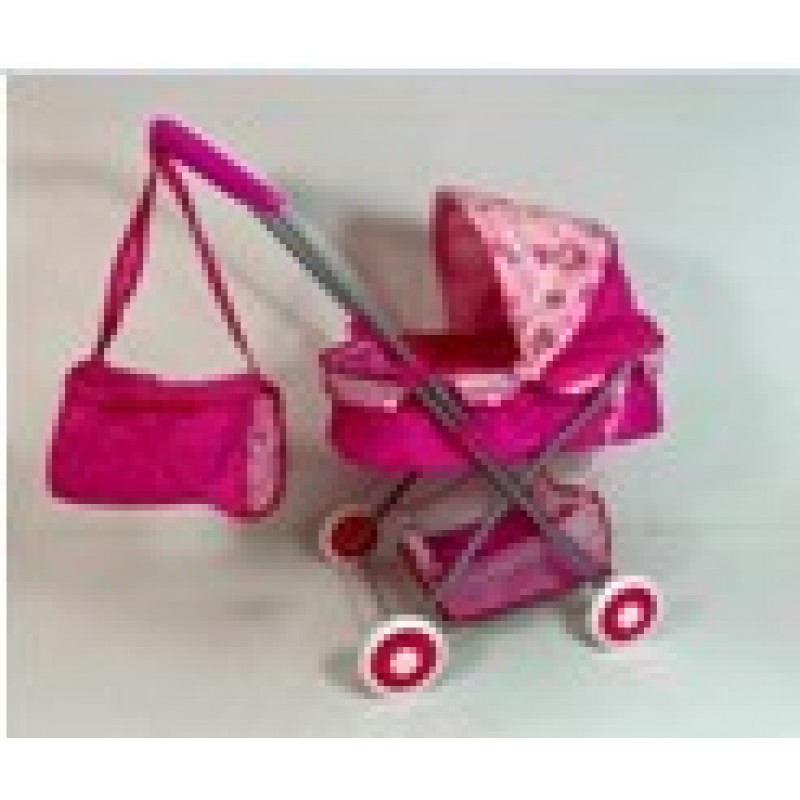 Καρότσι Κούκλας Πορτ. Μπεμπέ Μεταλλικό Kidder Toys