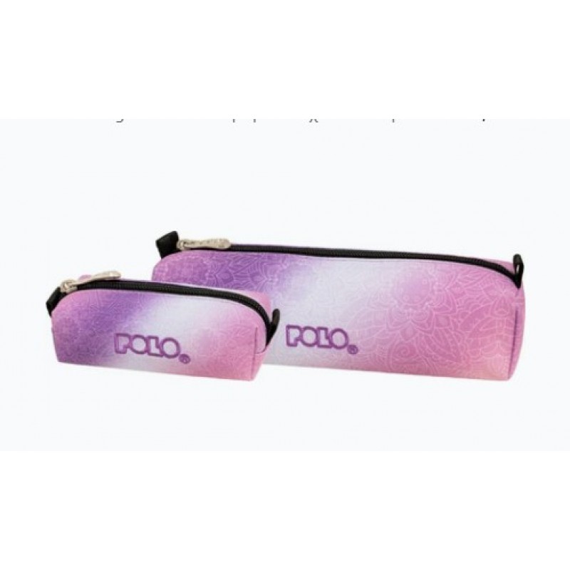 Κασετίνα Βαρελάκι Ροζ Wallet Gradient Polo 