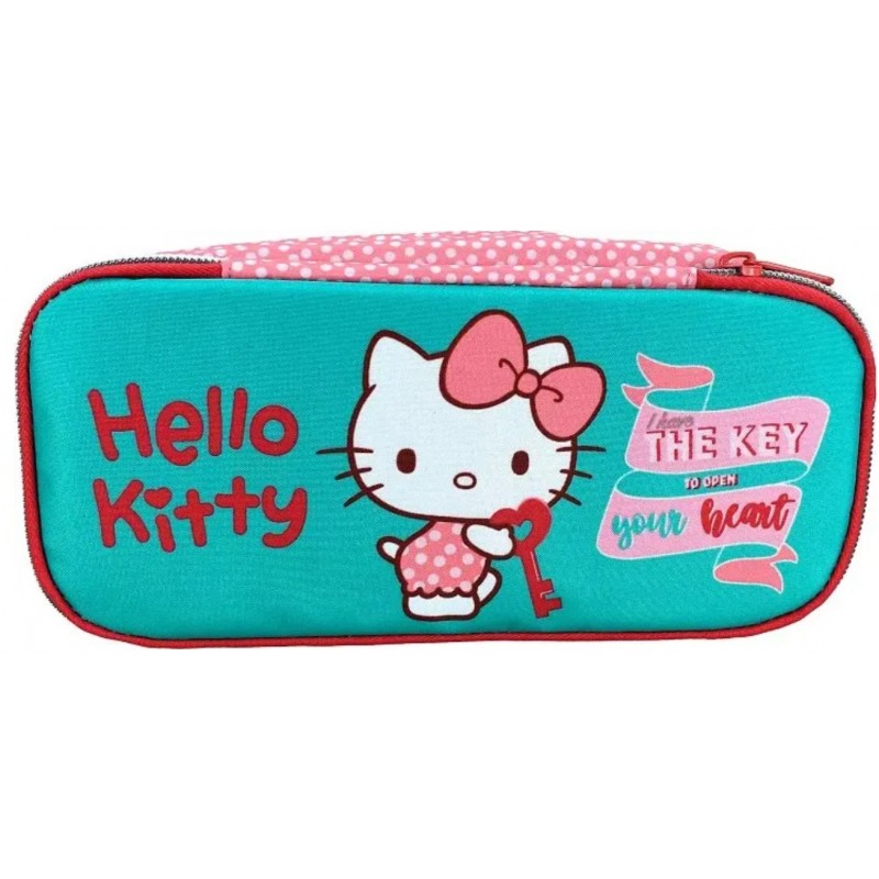 Κασετίνα Hello Kitty Sweetheart Τιρκουάζ Gim 