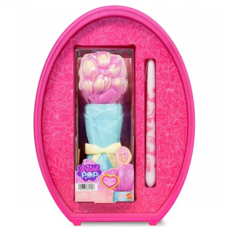 Παιχνιδολαμπάδα Barbie Petal Pop Ροζ Τουλίπα Mattel
