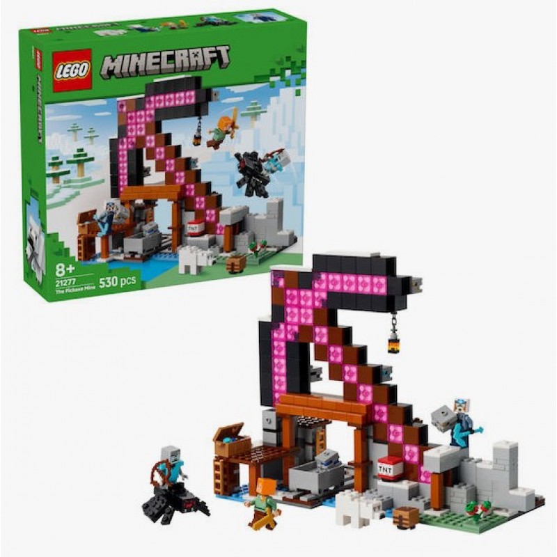 Minecraft The Pickaxe Mine Για 8+ Ετών 530τμχ Lego