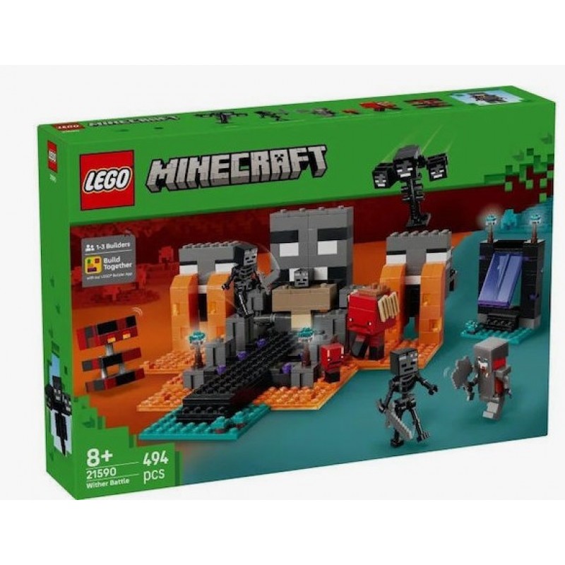 Minecraft Wither Battle για 8+ Ετών 494τμχ Lego