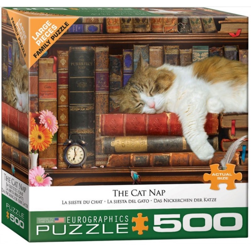 Παζλ Eurographics - The Cat Nap (500 τμχ) Brainfood