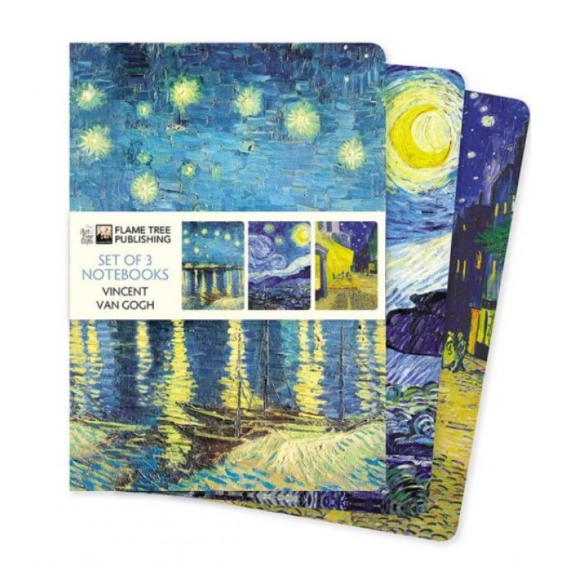 Σημειωματάριο Vincent van Gogh Set of 3 Standard Notebooks