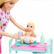 Barbie Επαγγέλματα Κούκλα Παιδίατρος Mattel