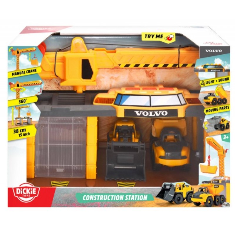 Dickie Toys F/W Volvo Construction Station 