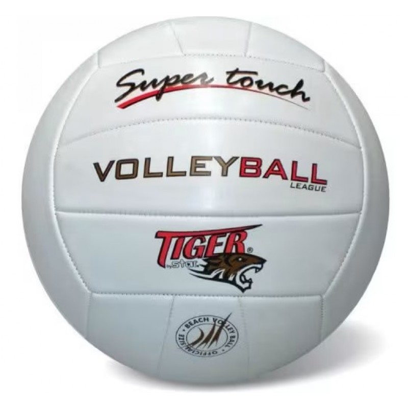 Μπάλα Δερματίνη Volley Super Touch Λευκή Star 