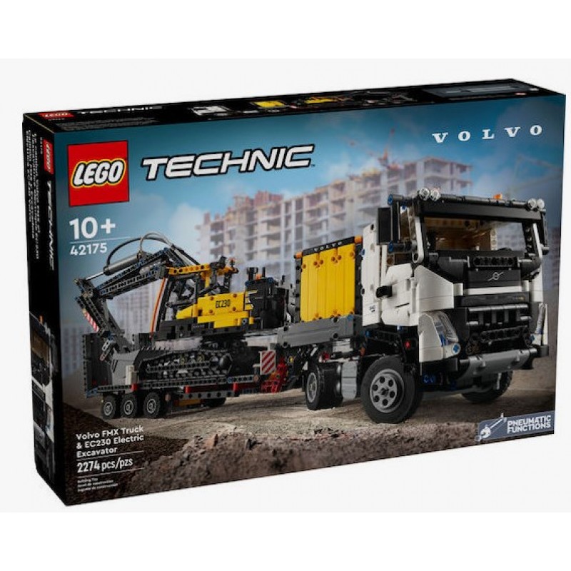 Technic Volvo FMX Truck & EC230 Electric Excavator Για 10+ Ετών 2274τμχ Lego
