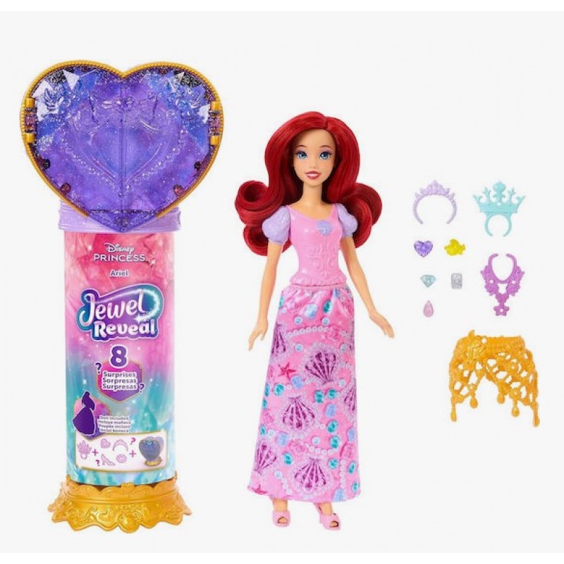 Ariel with Jewelry Box Κούκλα Disney Princess για 3+ Ετών Mattel