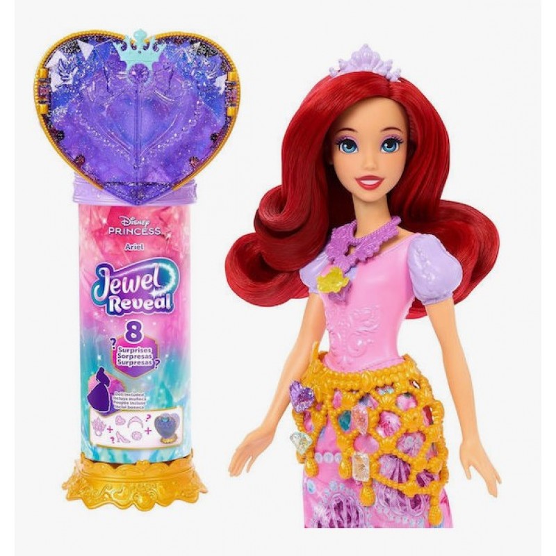 Ariel with Jewelry Box Κούκλα Disney Princess για 3+ Ετών Mattel