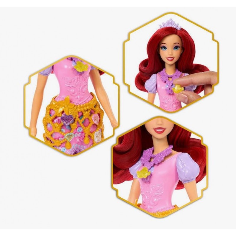 Ariel with Jewelry Box Κούκλα Disney Princess για 3+ Ετών Mattel
