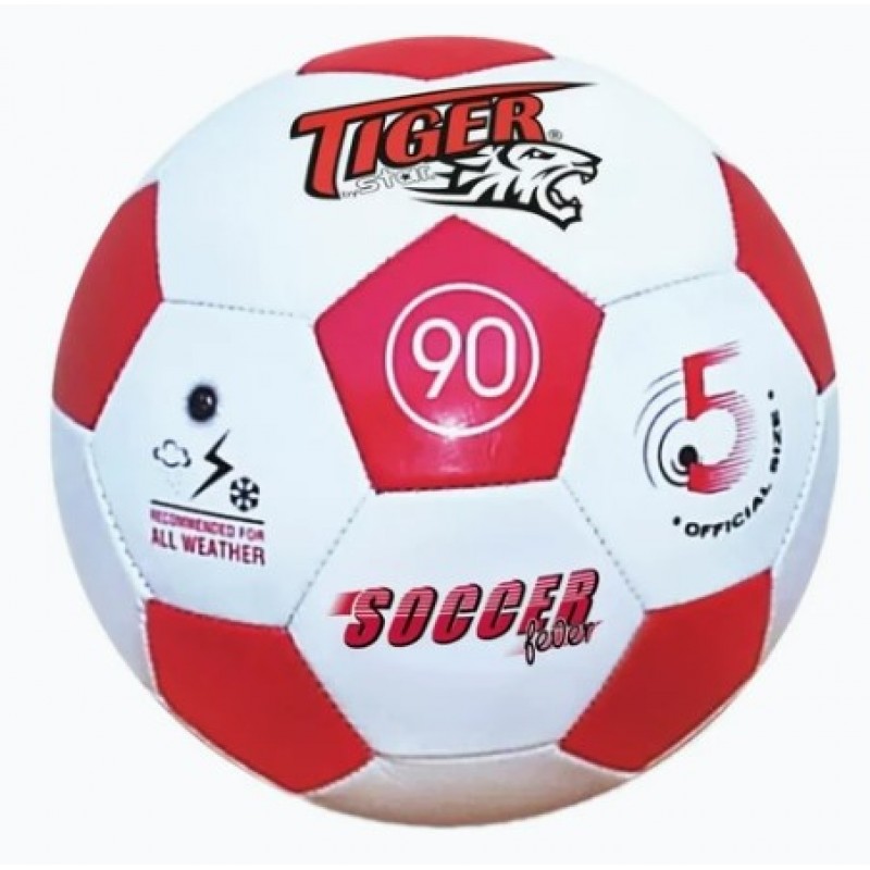 Μπάλα Ποδοσφαίρου Κόκκινη Tiger Fever Mini Star 