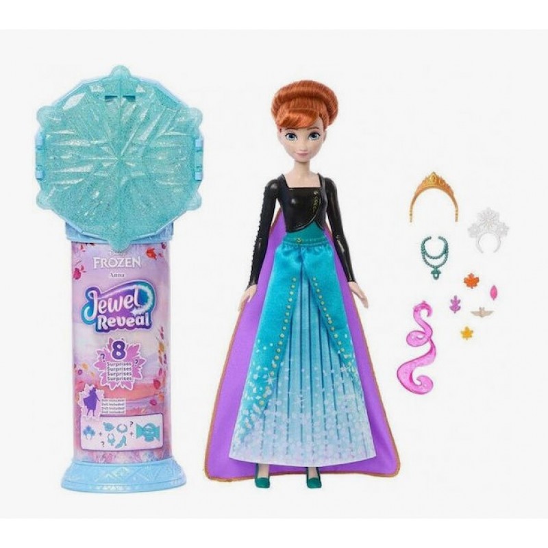 Anna with Jewelry Box Κούκλα Frozen για 3+ Ετών Mattel