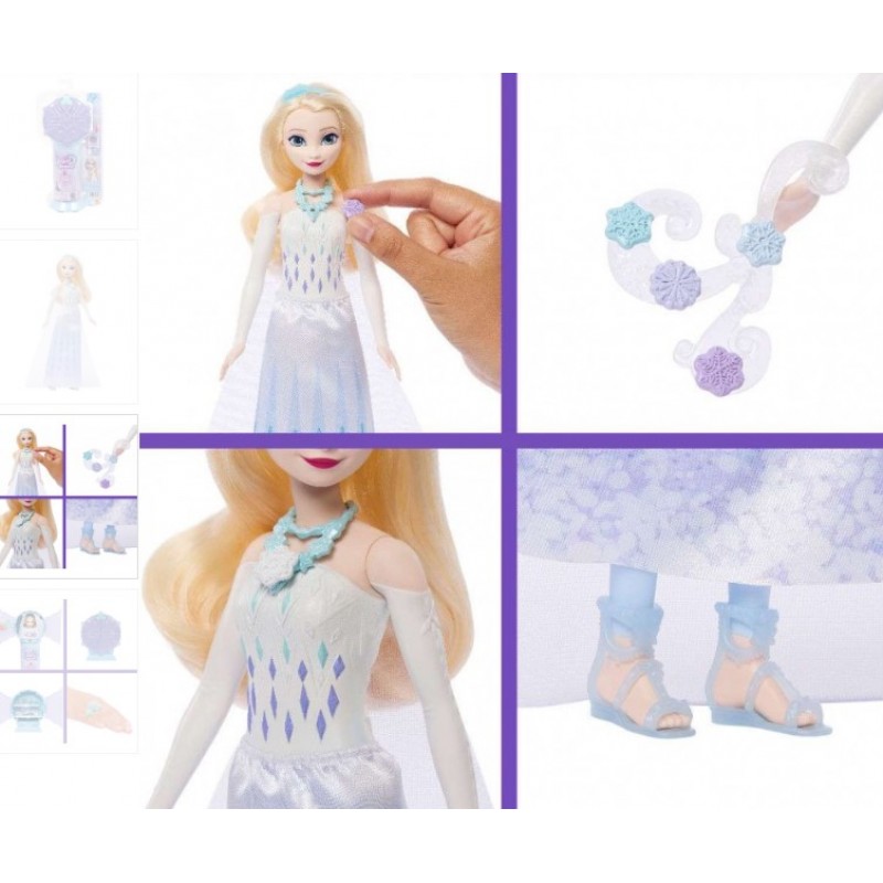 Disney Frozen Jewel Reveal Κούκλα Έλσα με Κοσμηματοθήκη  Mattel