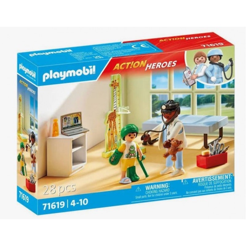 Action Heroes Παιδιατρείο Για 4-10 Ετών Playmobil 