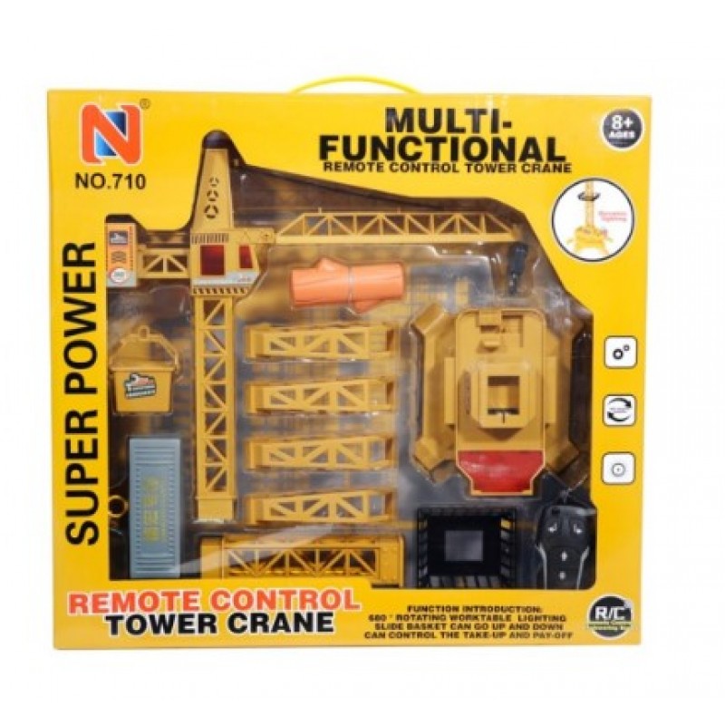 Γερανός Τηλεκατευθυνόμενος με Φώτα Kider Toys