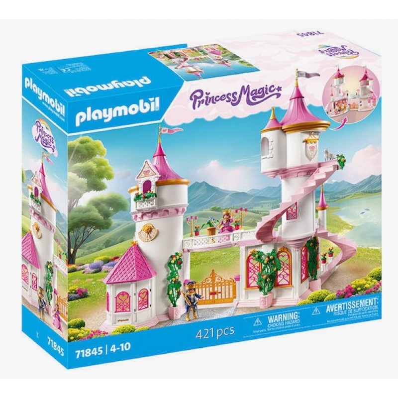 Princess Magic Ονειρικό Παλάτι Με Βασιλιά Και Βασίλισσα Για 4-10 Ετών Playmobil 