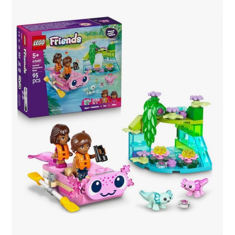 Friends Axolotl Adventure Boat Για 5+ Ετών 95τμχ Lego