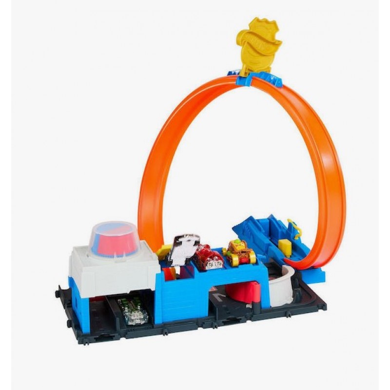 Hot Wheels Αστυνομικό Τμήμα Πίστα για 3+ Ετών Mattel