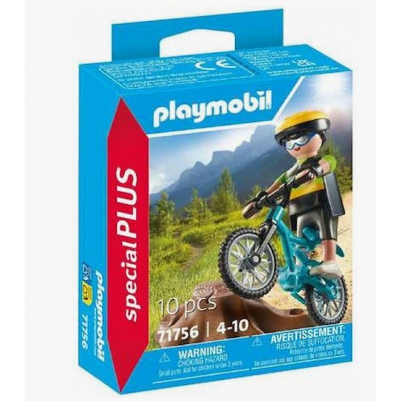 Special Plus Ποδηλάτης Με Mountain Bike Για 4-10 Ετών Playmobil 