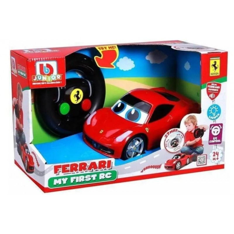 Τηλεκατευθυνόμενο Αυτοκίνητο My First  Ferrari 458 RC Italia Bburago