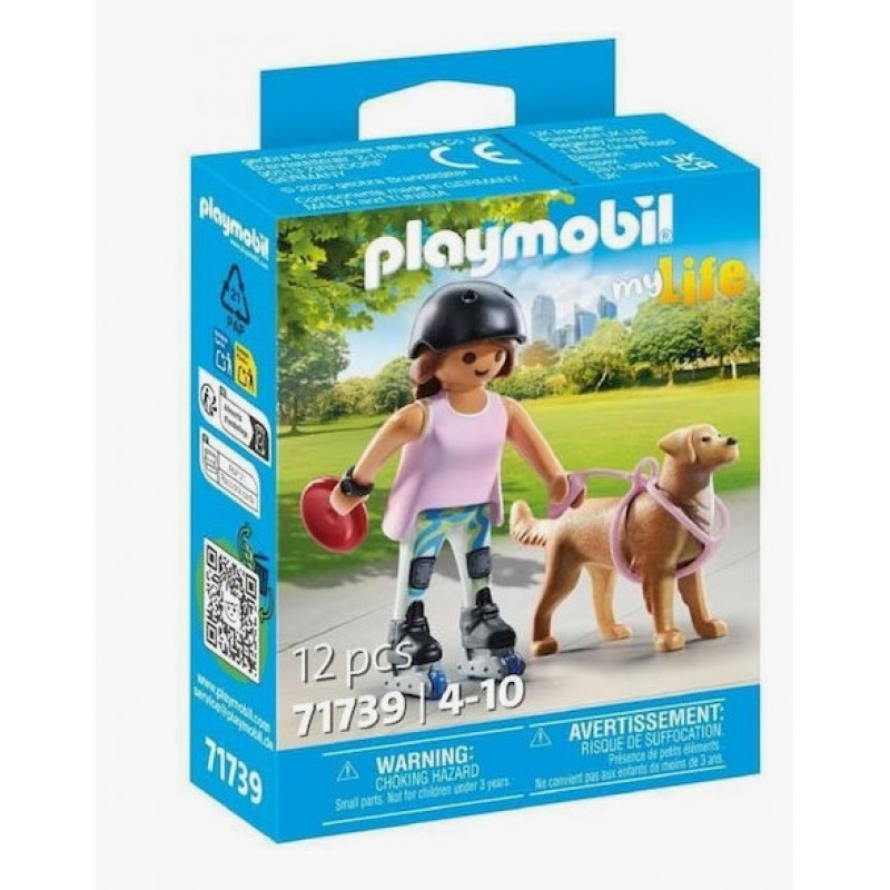 MyLife Σκέιτερ Με Ριτρίβερ Για 4-10 Ετών Playmobil 