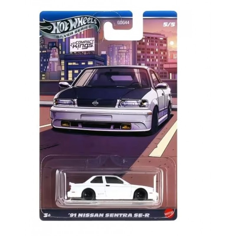 Hot Wheels Αυτοκινητακια - Αυτοκ/Βιομ Subcompacts Silver Series '91 Nissan Sentra SE-R Mattel 