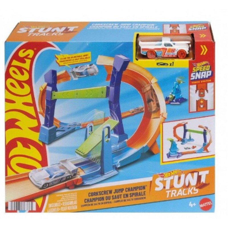 Hot Wheels Stunt Tracks Νέες Αγωνιστικές Πίστες - 2 Σχέδια Mattel