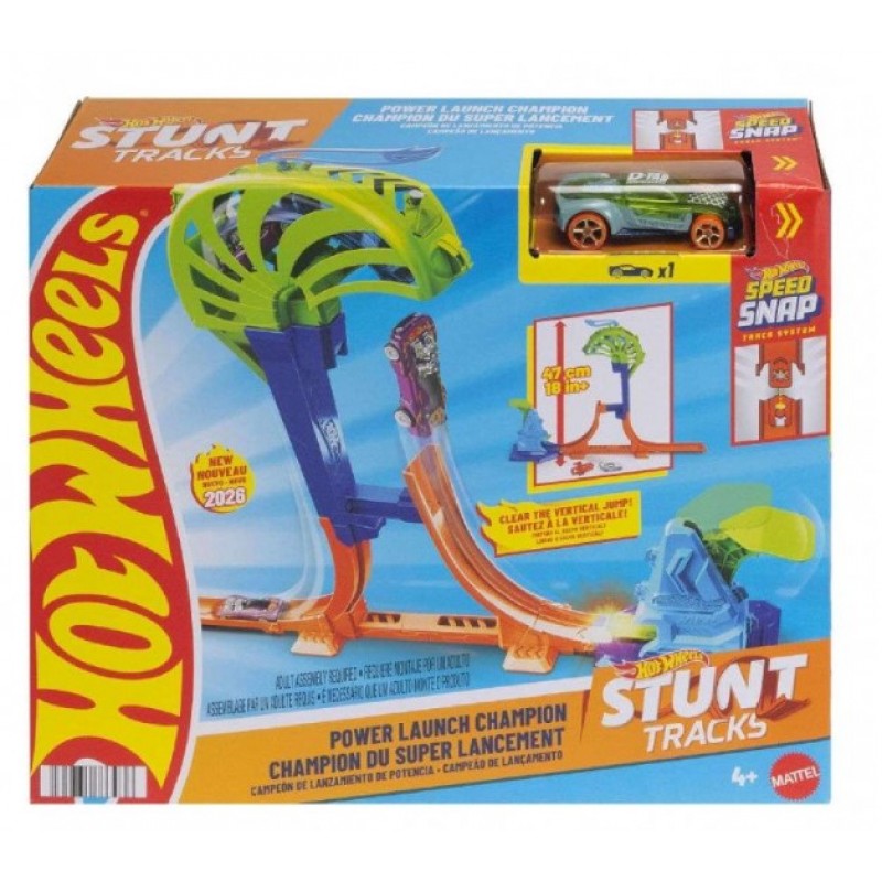 Hot Wheels Stunt Tracks Νέες Αγωνιστικές Πίστες - 2 Σχέδια Mattel