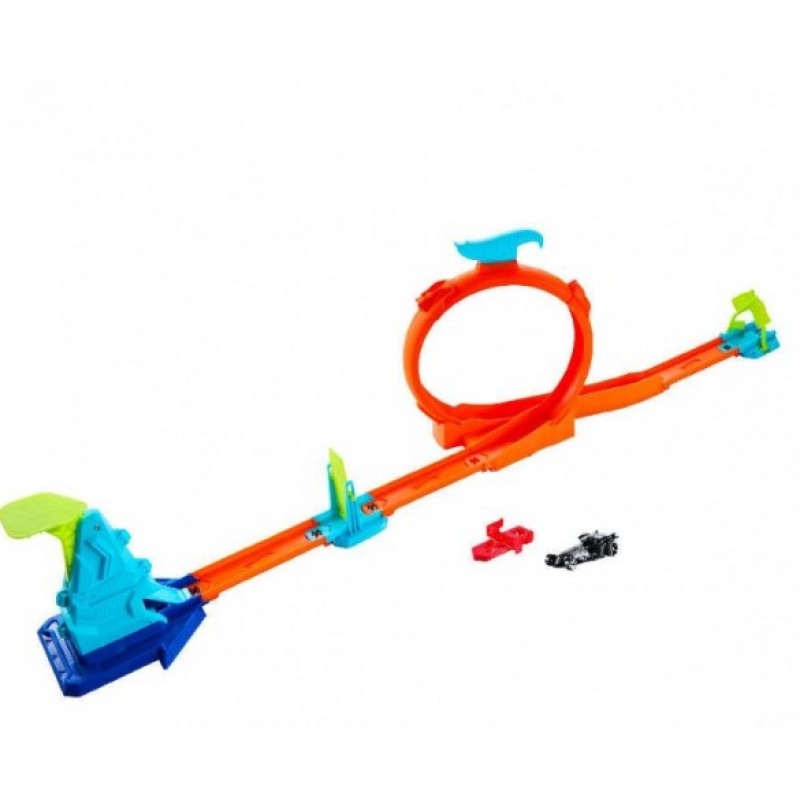 Hot Wheels Stunt Tracks Νέα Πίστα για Κόλπα - 2 Σχέδια  Mattel