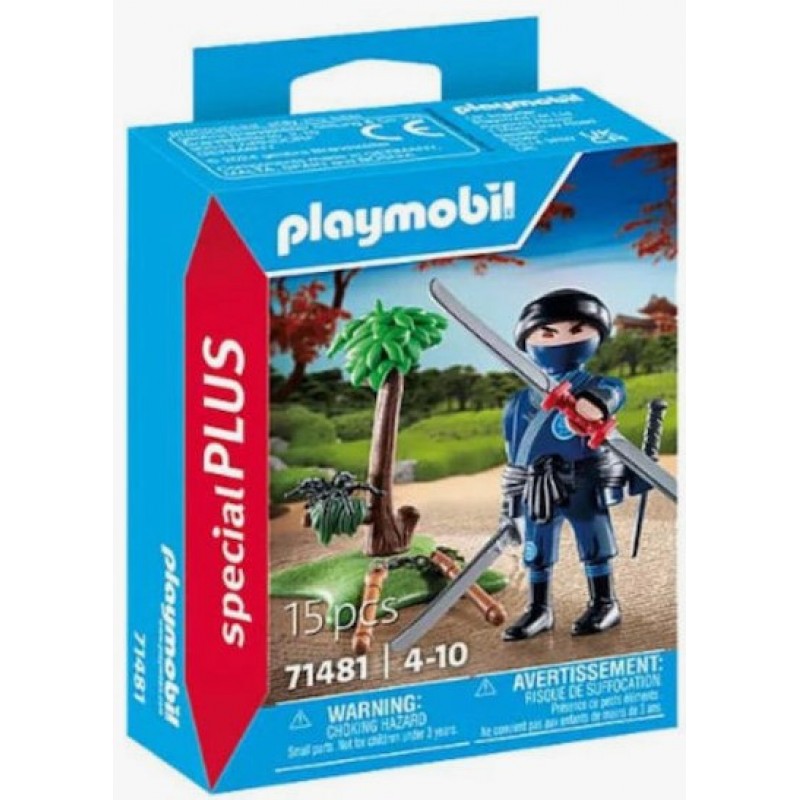 Special Plus Νιντζα Με Εξοπλισμό Μάχης Για 4-10 Ετών Playmobil 