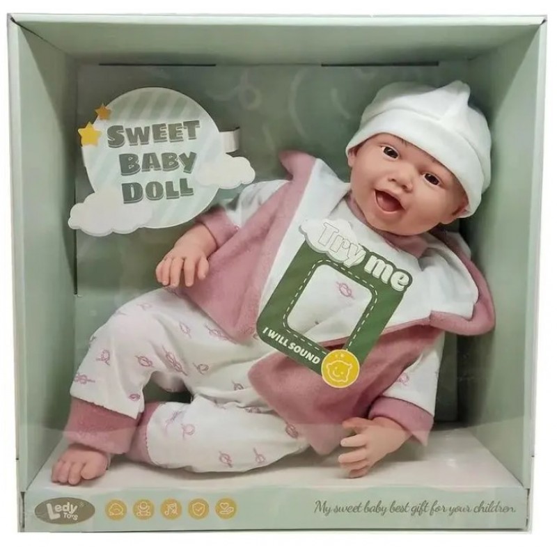 Μωρό Νεογέννητο Με Ήχους (2 Σχέδια Φορμάκια) Kider Toys