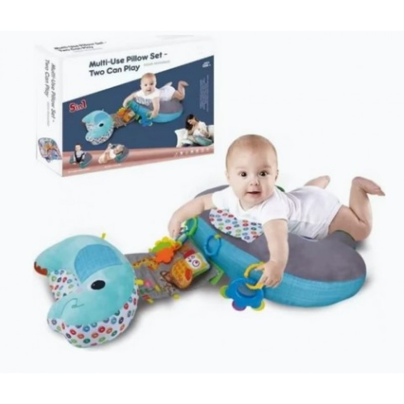 Πολυχρηστικό Μαξιλάρι Ελεφαντάκι 5 σε 1 Lazarid