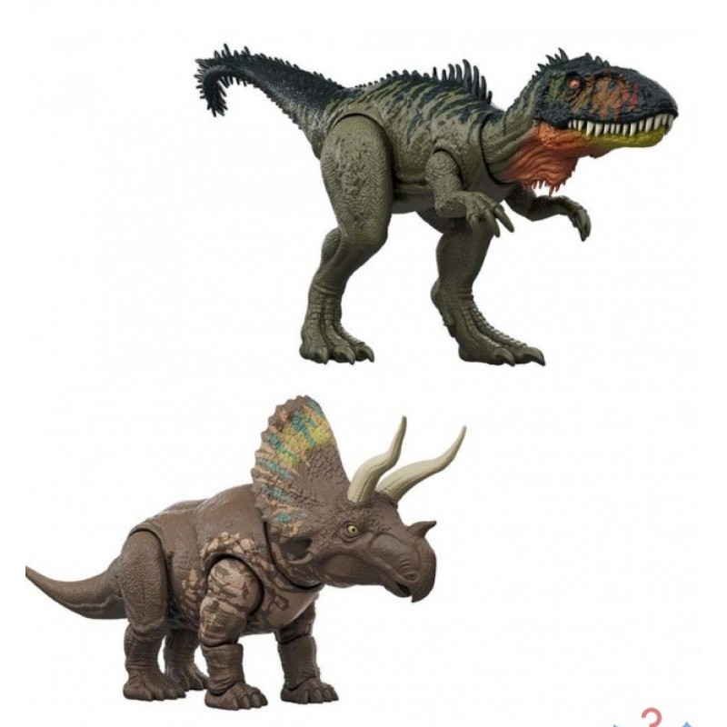 Jurassic World Rebirth Gigantic Thrashers Δεινόσαυρος Φιγούρα - 4 Σχέδια Mattel