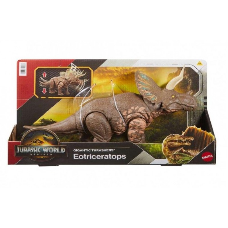 Jurassic World Rebirth Gigantic Thrashers Δεινόσαυρος Φιγούρα - 4 Σχέδια Mattel