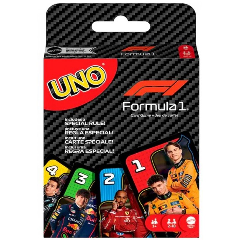 UNO Formula 1 Επιτραπέζιο Mattel