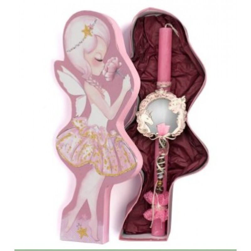 Λαμπάδα Νεράϊδα Καθρέπτης Σε Σχηματικό Κουτί Δημιουργίες 