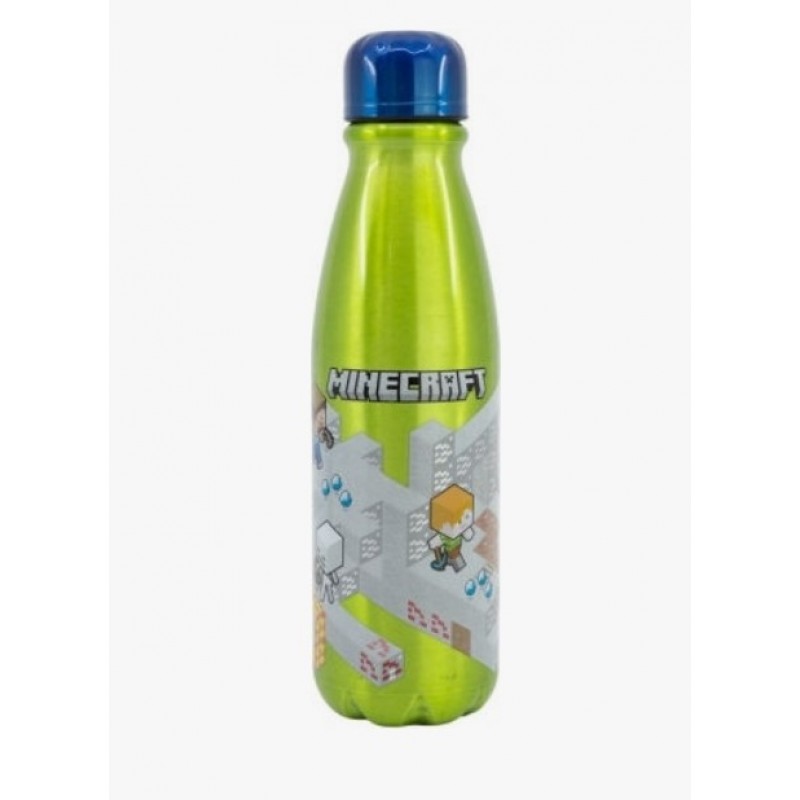 Παιδικό Παγούρι Minecraft Αλουμινίου Πράσινο 600ml Stor 