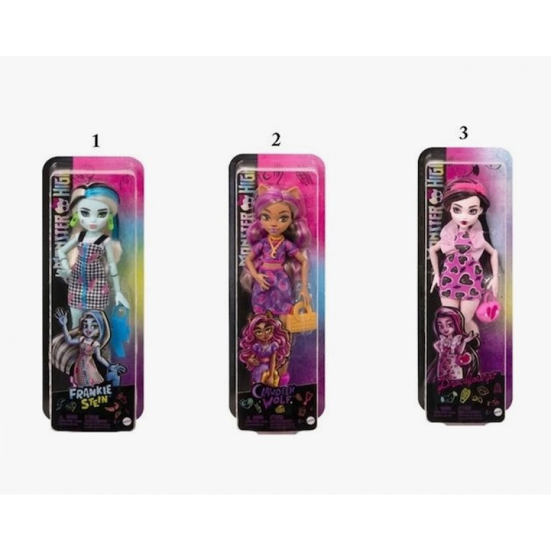 Fashion Doll Κούκλα για 4+ Ετών (Διάφορα Σχέδια) 1τμχ Mattel