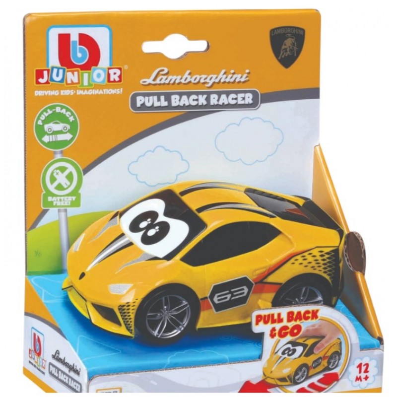 Pullback Racer Lamborghini Burago Bb Junior