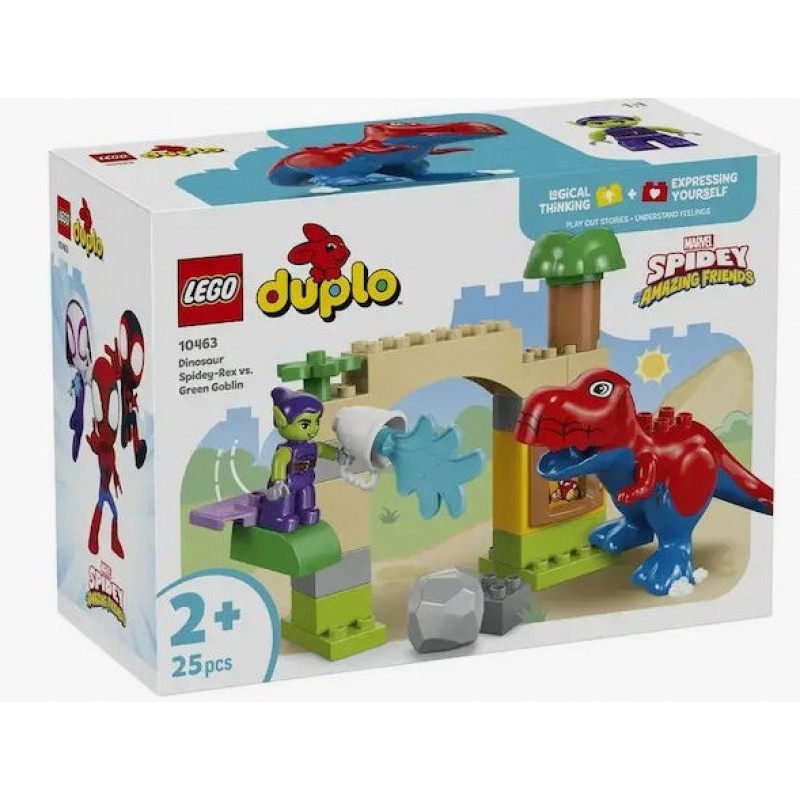 Duplo Spidey-Rex Dinosaur vs. Green Goblin Για 2+ Ετών 25τμχ Lego