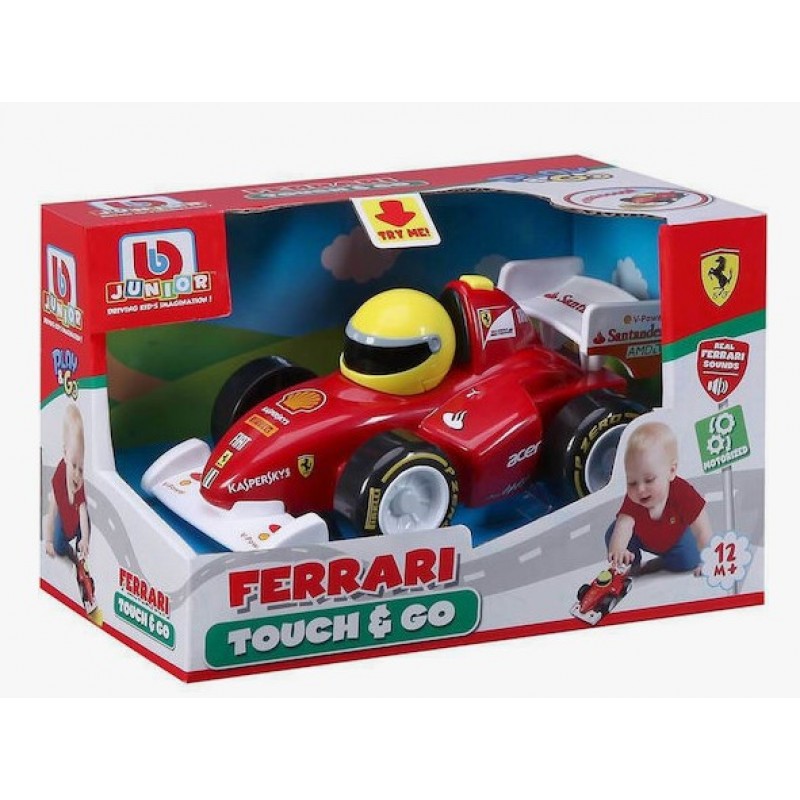 Αυτοκινητάκι Formula 1 Touch & Go Ferrari F2012 Για 3+ Ετών Bburago Junior 