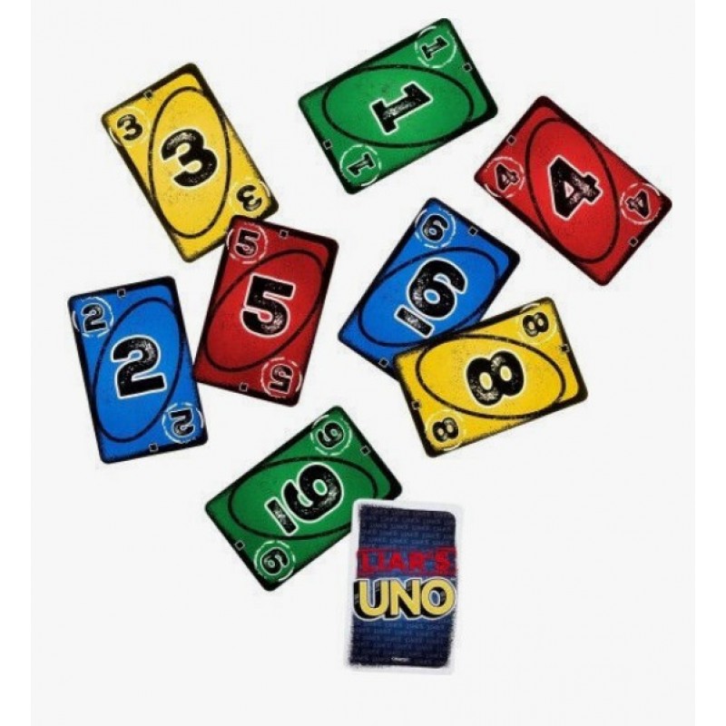 Επιτραπέζιο Παιχνίδι Uno Liars για 2-6 Παίκτες 7+ Ετών (EN) Mattel