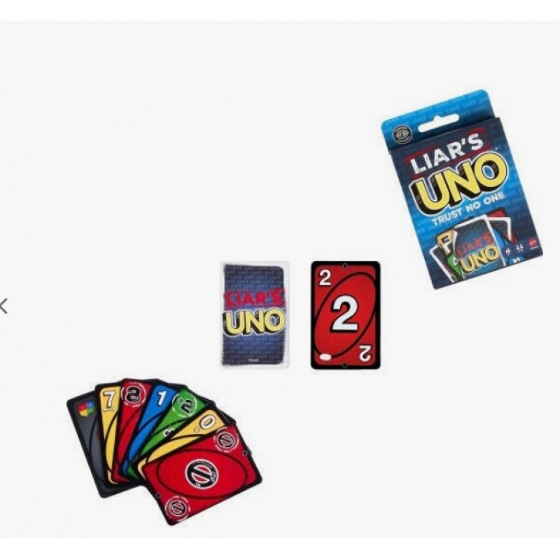 Επιτραπέζιο Παιχνίδι Uno Liars για 2-6 Παίκτες 7+ Ετών (EN) Mattel