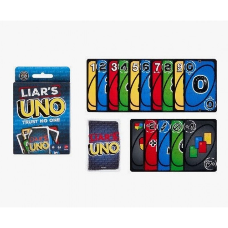 Επιτραπέζιο Παιχνίδι Uno Liars για 2-6 Παίκτες 7+ Ετών (EN) Mattel